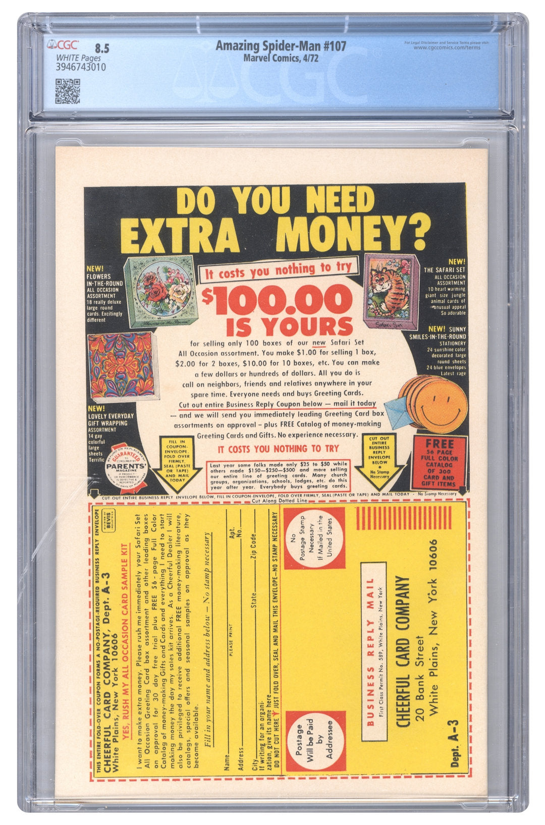 Amazing Spider-Man #107 | CGC 8.5