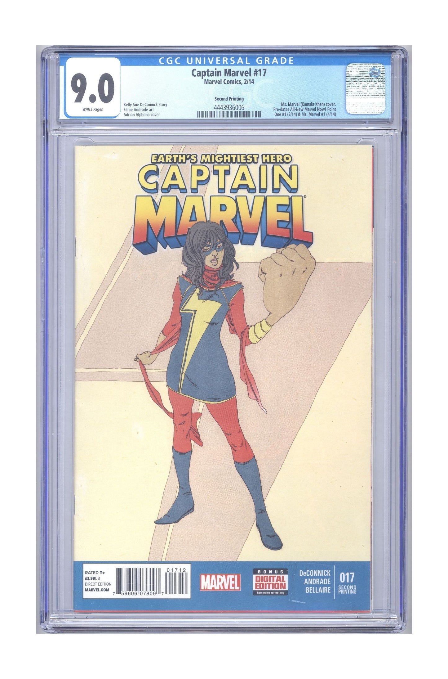 Captain Marvel #17 | CGC 9.0 White Pages cover – Collector Cartel™ exclusive