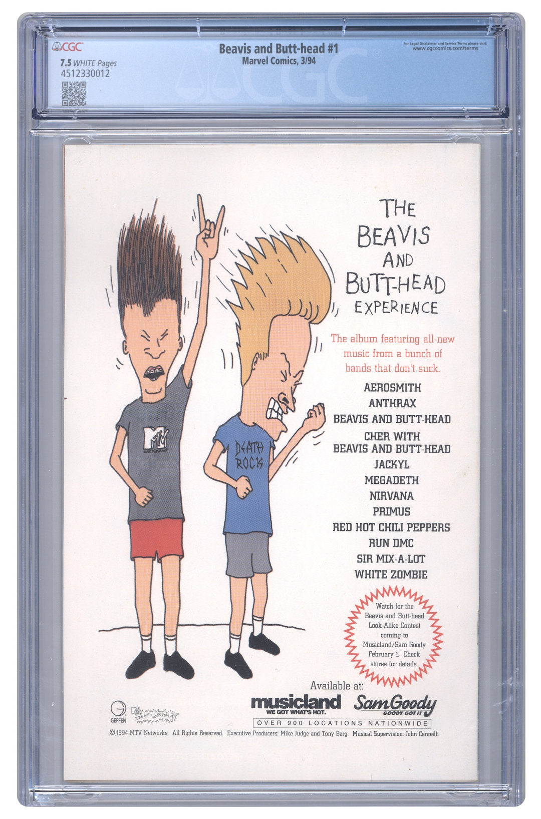 Beavis and Butt-Head #1 | CGC 7.5