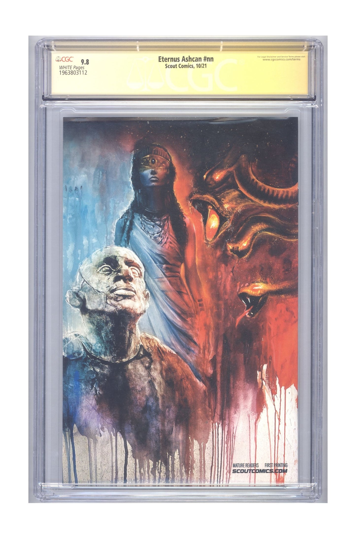 Eternus Ashcan #nn | CGC 9.8 White Pages | CGC Signature Series