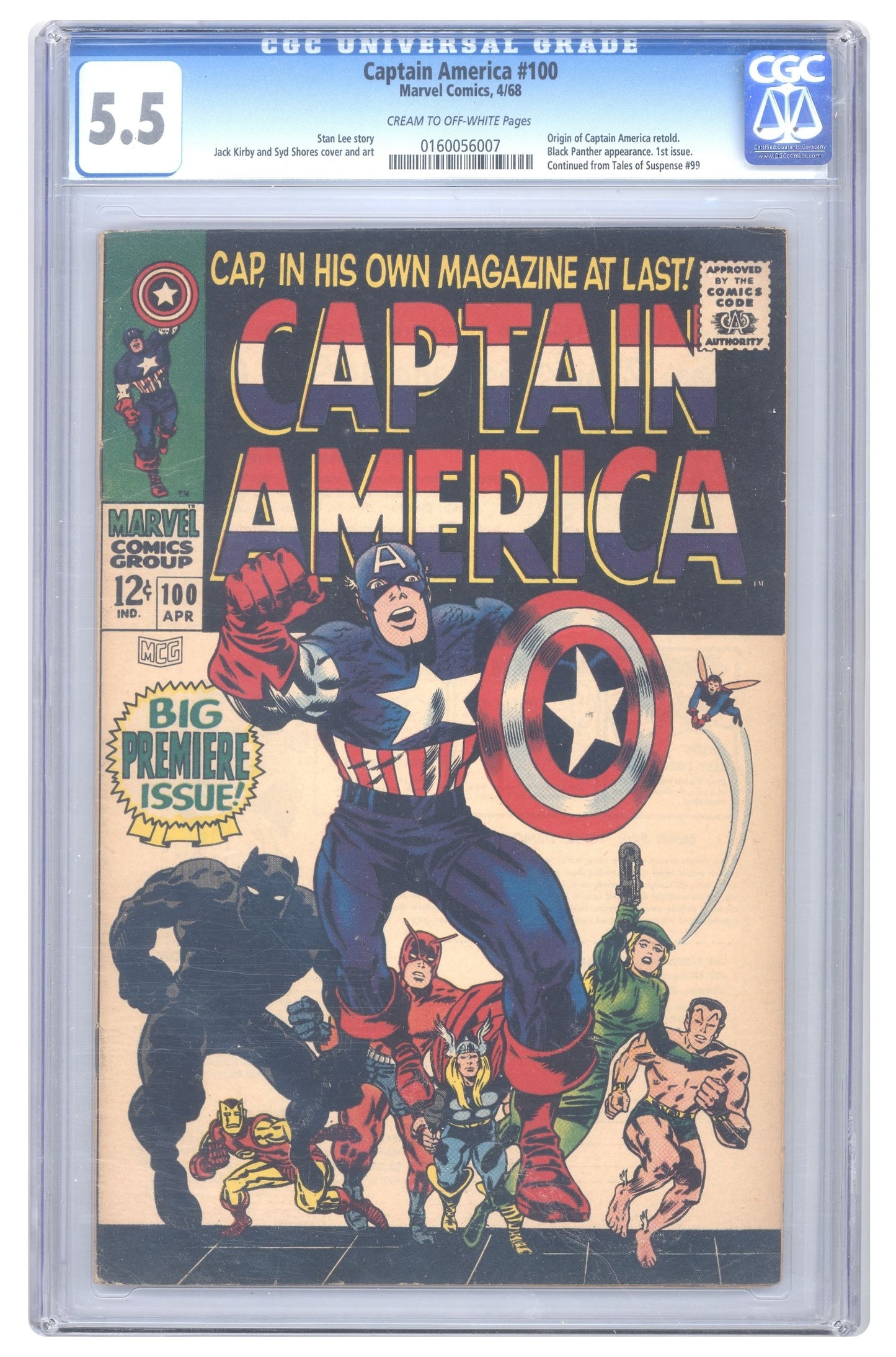 Captain America #100 | CGC 5.5 cover – Collector Cartel™ exclusive
