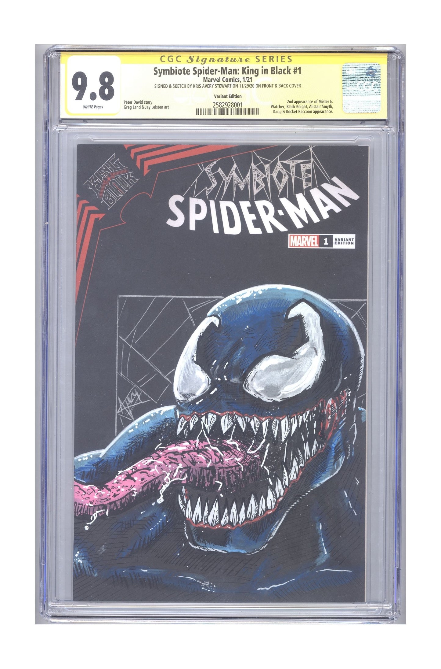 Symbiote Spider-Man: King in Black #1 | CGC 9.8 White Pages | CGC Signature Series cover – Collector Cartel™ exclusive