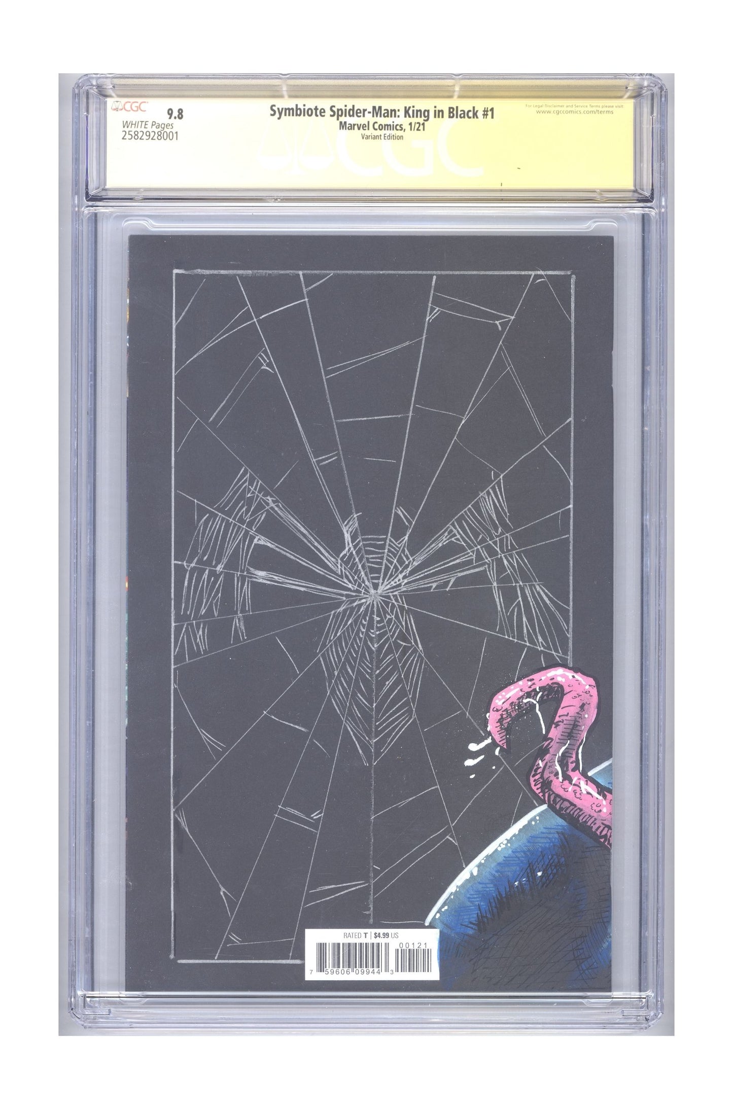 Symbiote Spider-Man: King in Black #1 | CGC 9.8 White Pages | CGC Signature Series