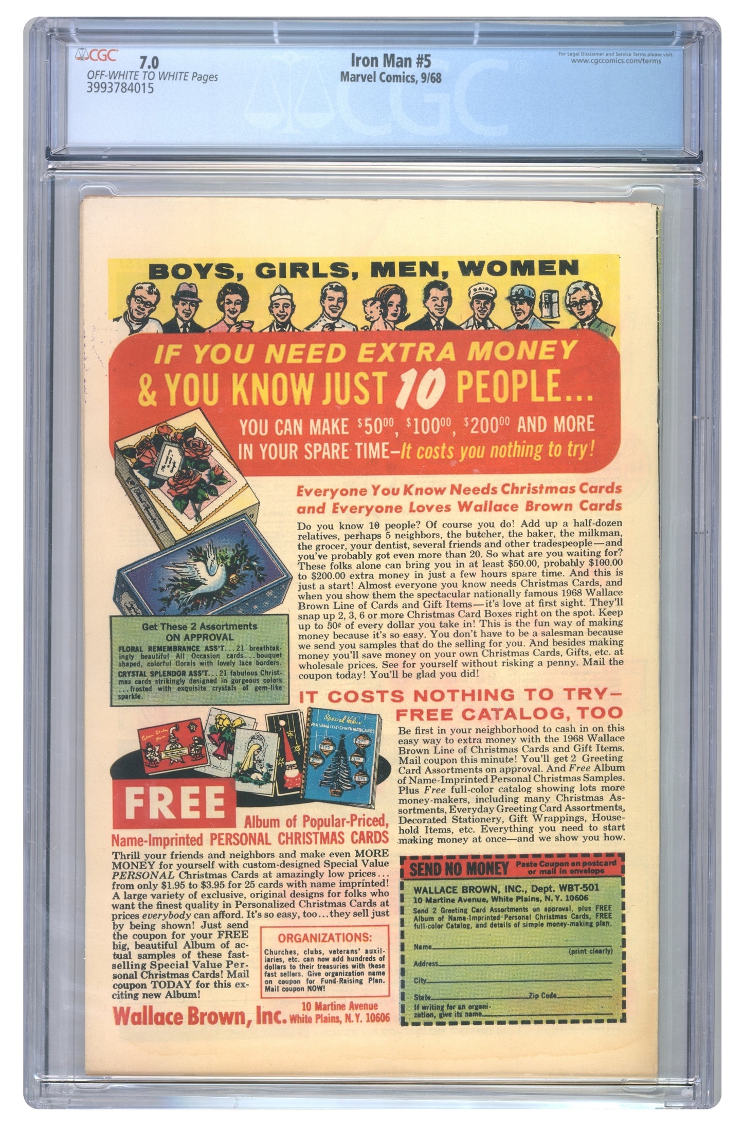 Iron man #5 | CGC 7.0