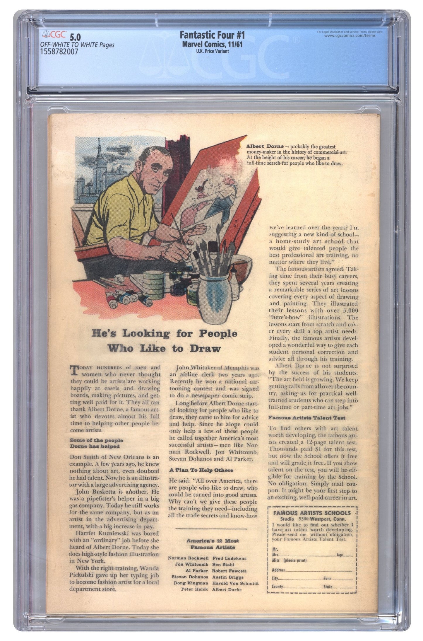 Fantastic Four #1 | CGC 5.0