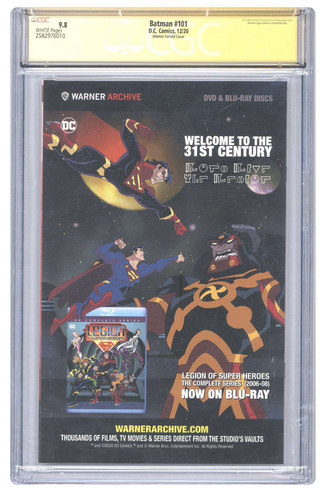 Batman #101 | CGC 9.8 | Signed By Tynion & Jimenez