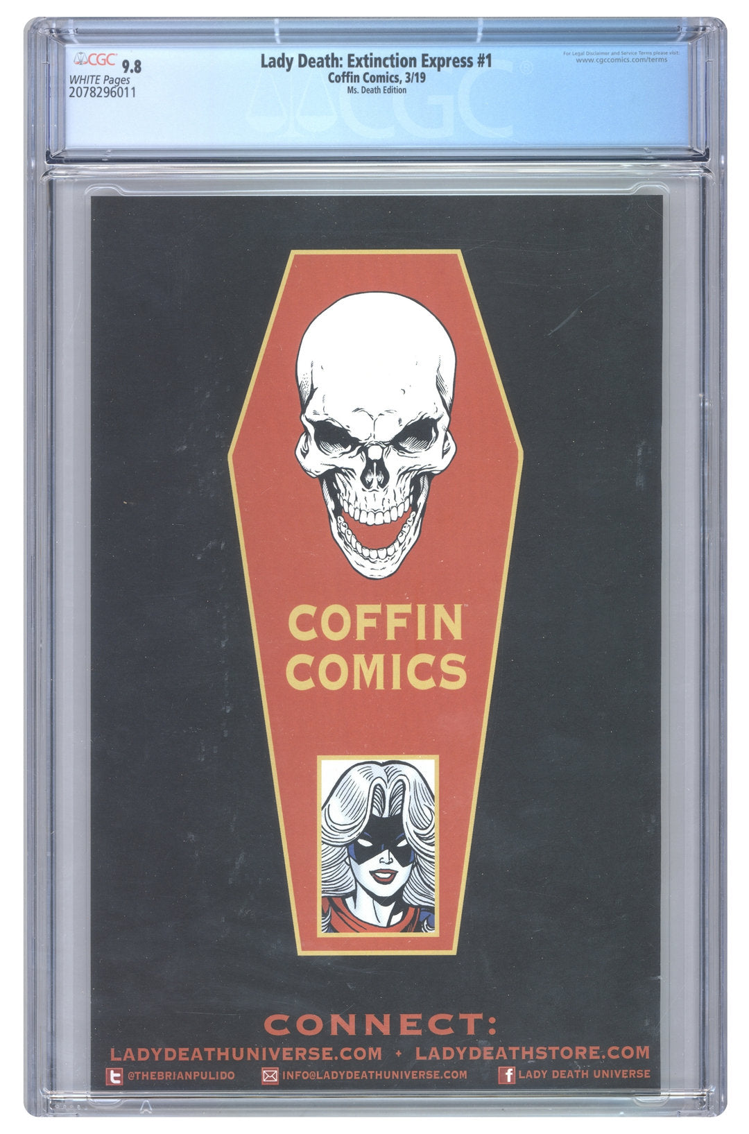 Lady Death: Extinction Express #1 | CGC 9.8