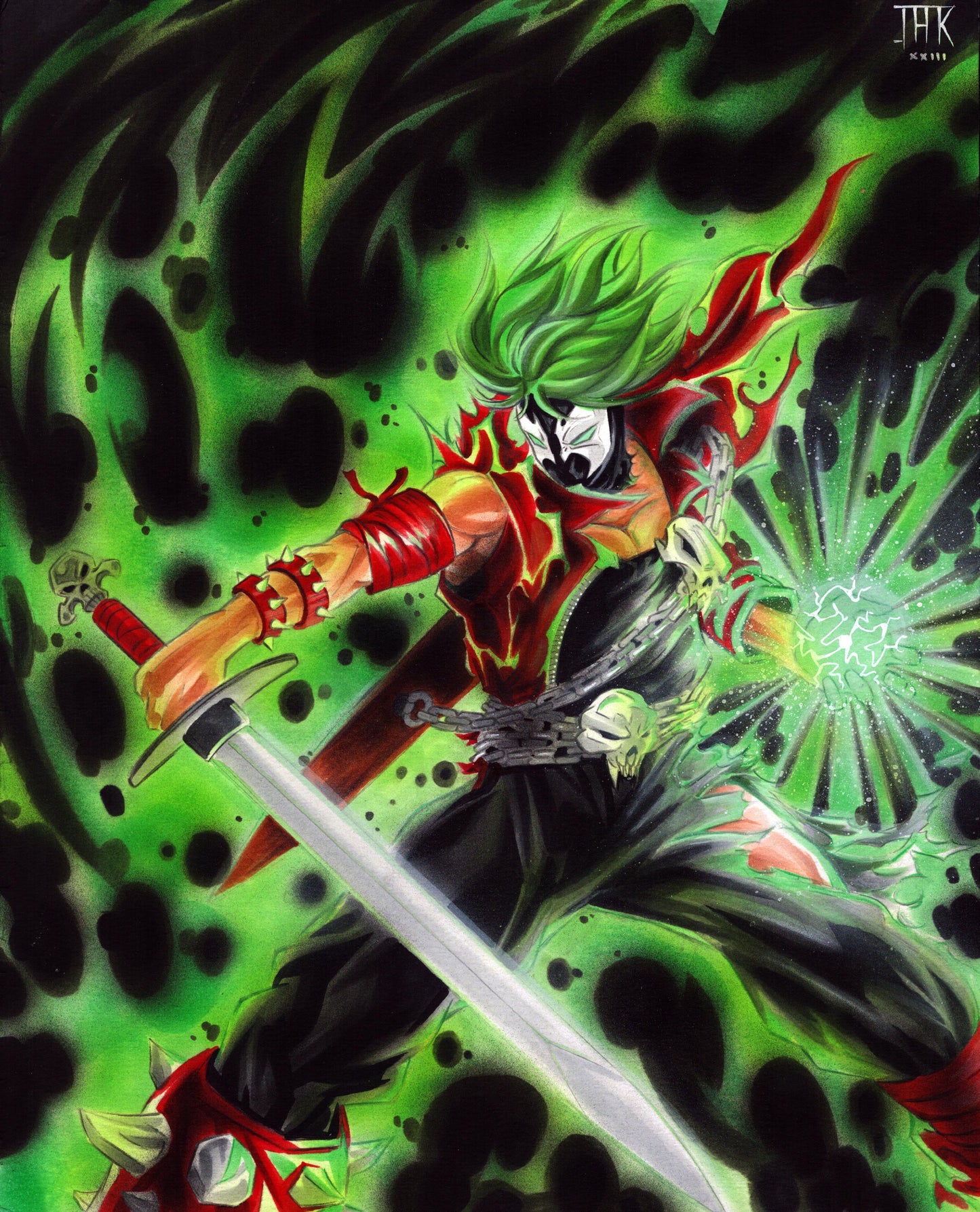 Spawn/Dragon Ball Z by Luis Fernando (JAKA)