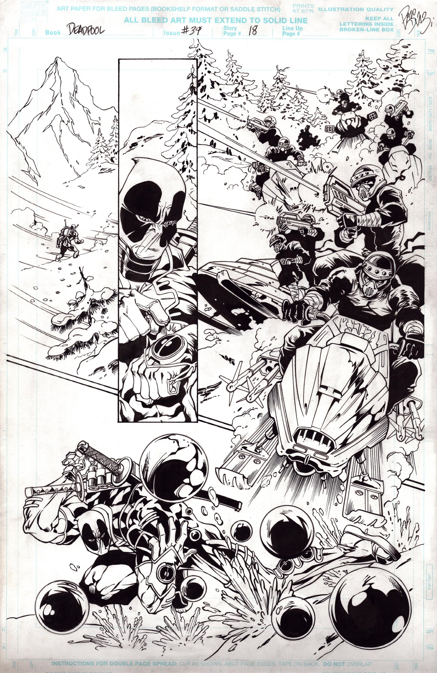 Deadpool #39, Page 18, by Paco Diaz