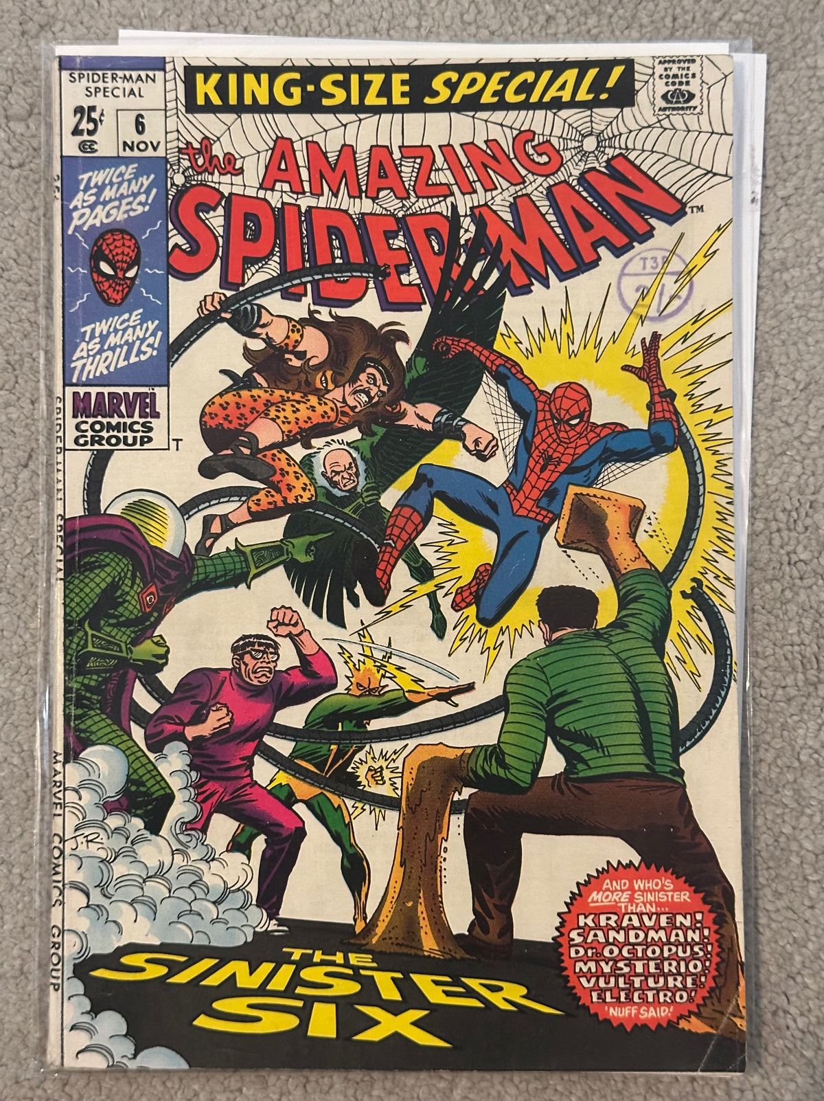 The Amazing Spider-Man Annual #6 (1969) – Sinister Six Reprint
