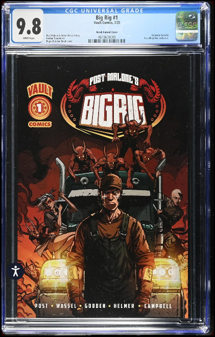 BIG RIG #1 Exclusive – Post Malone Comic Debut | Buğra Cover LTD 500