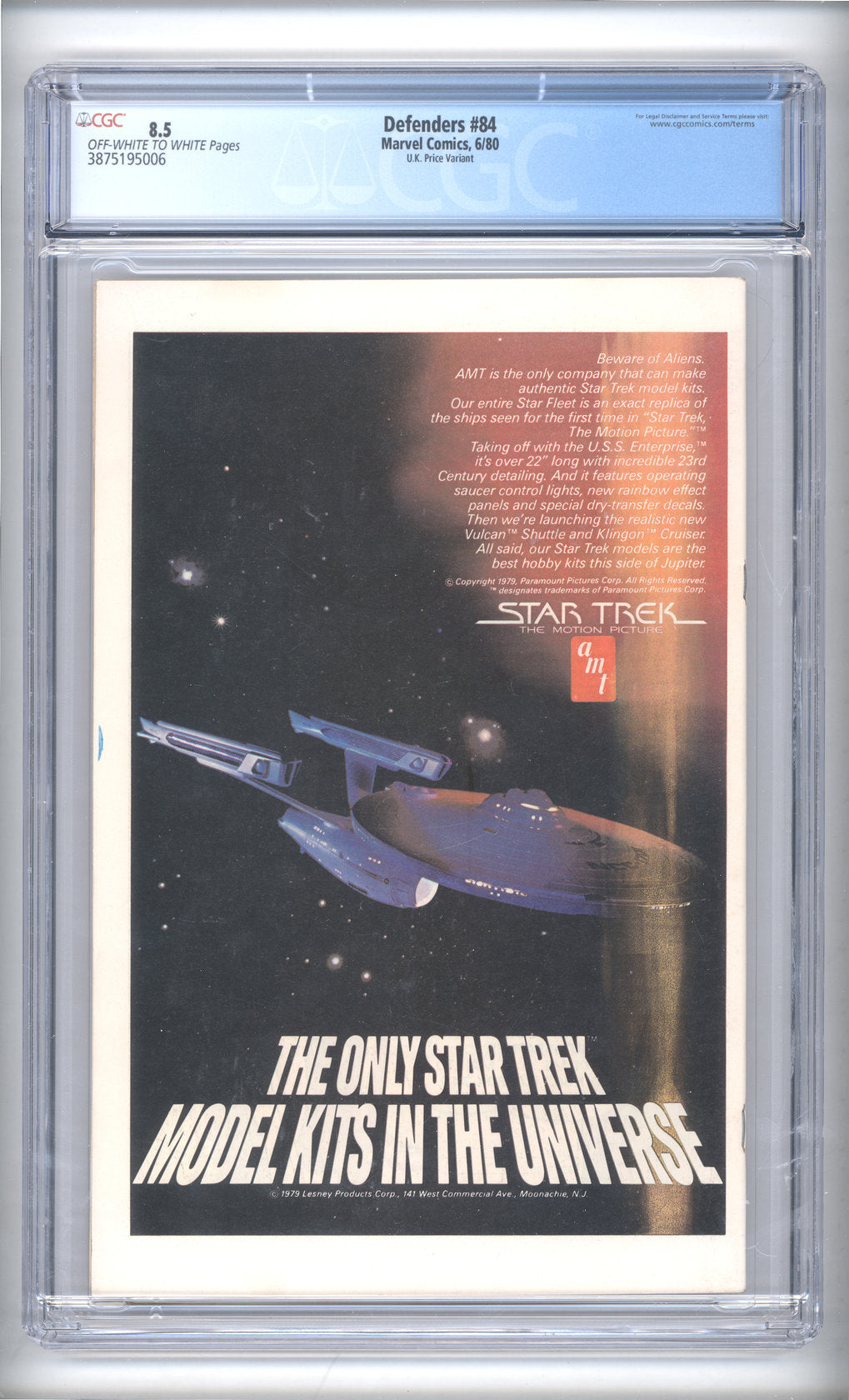 Defenders #84 | CGC 8.5