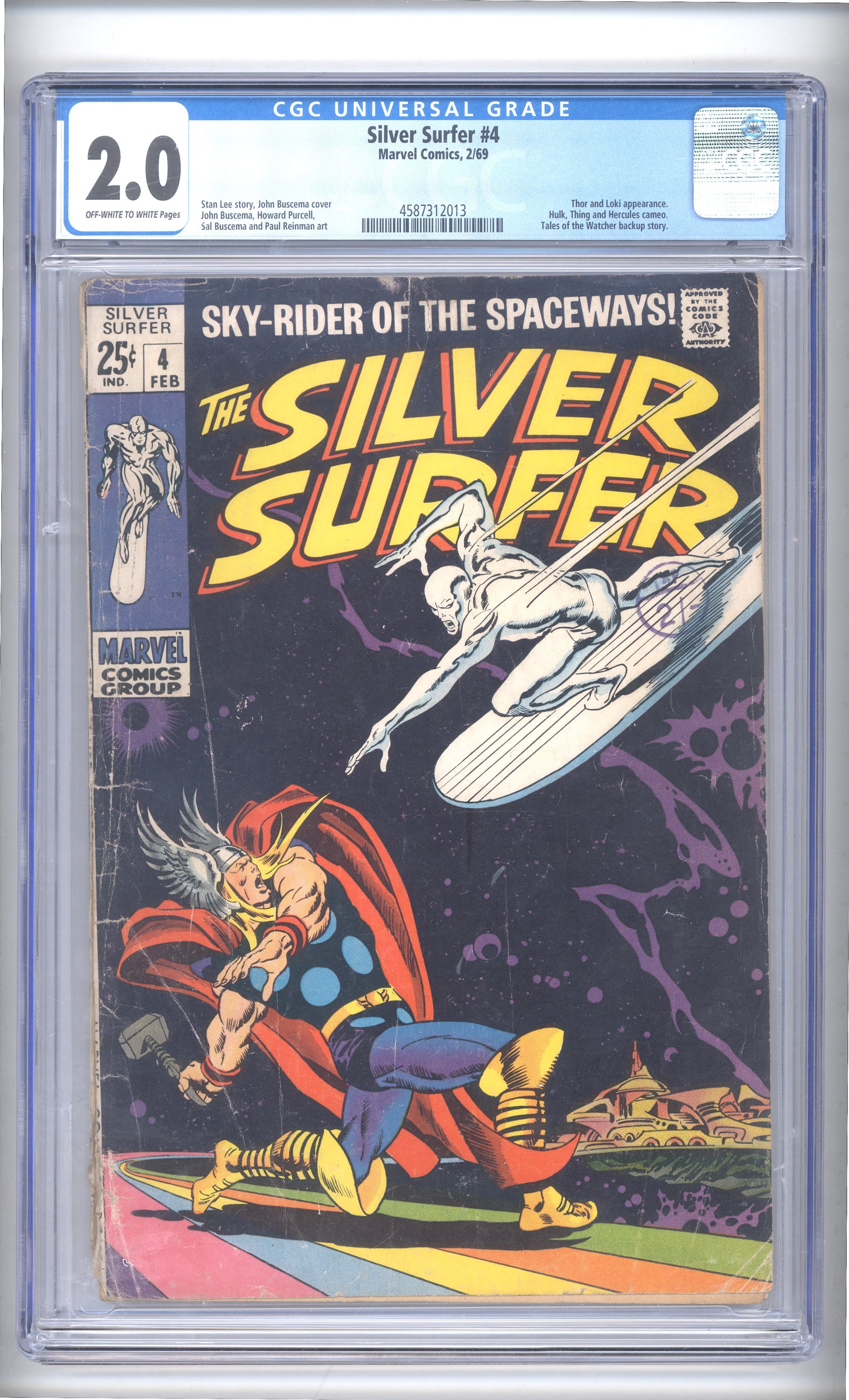 Silver Surfer 4 CGC 2.0