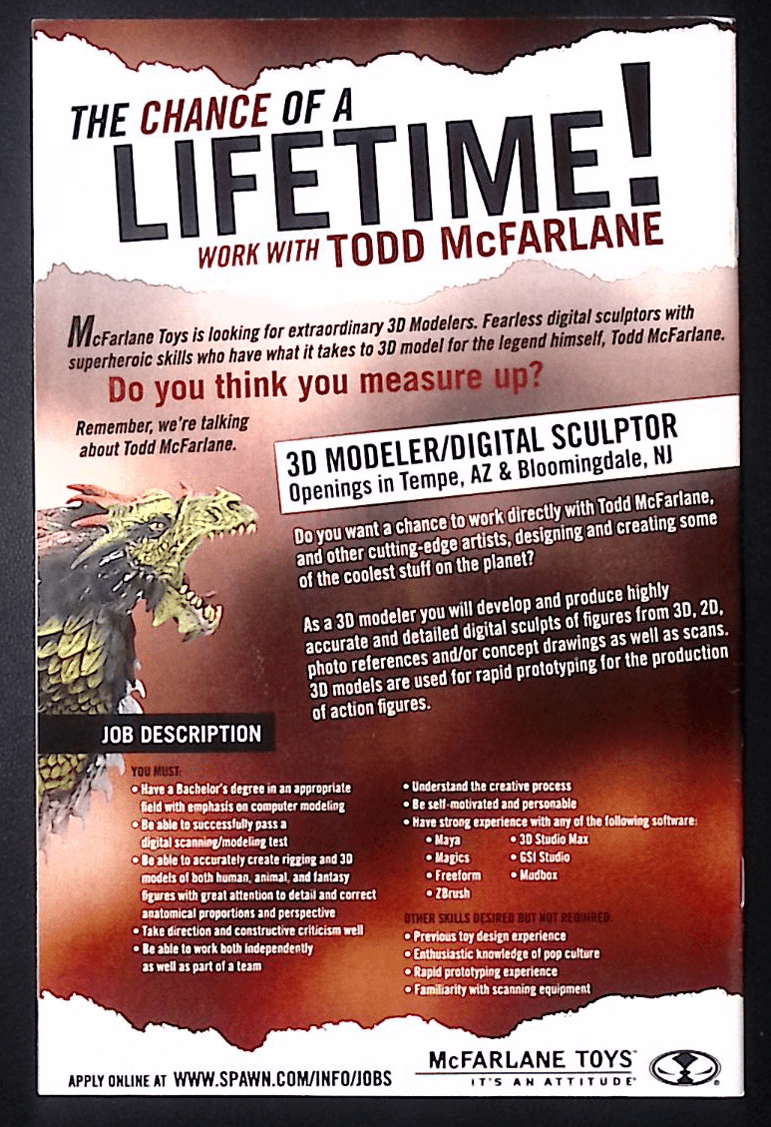 Spawn #174 – 1st Appearance of Gunslinger Spawn – Estimated VF/NM