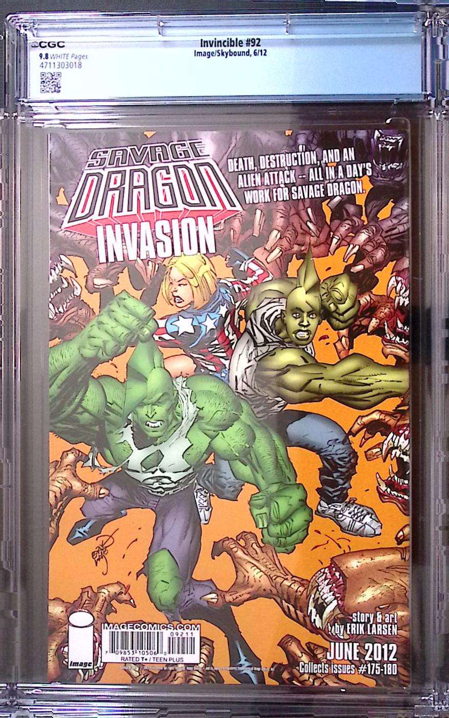 Invincible #92 120 CGC Graded Comic CGC Graded Comics UK | Buy Certified CGC Slabbed Comics Image Comics Redsters Comics