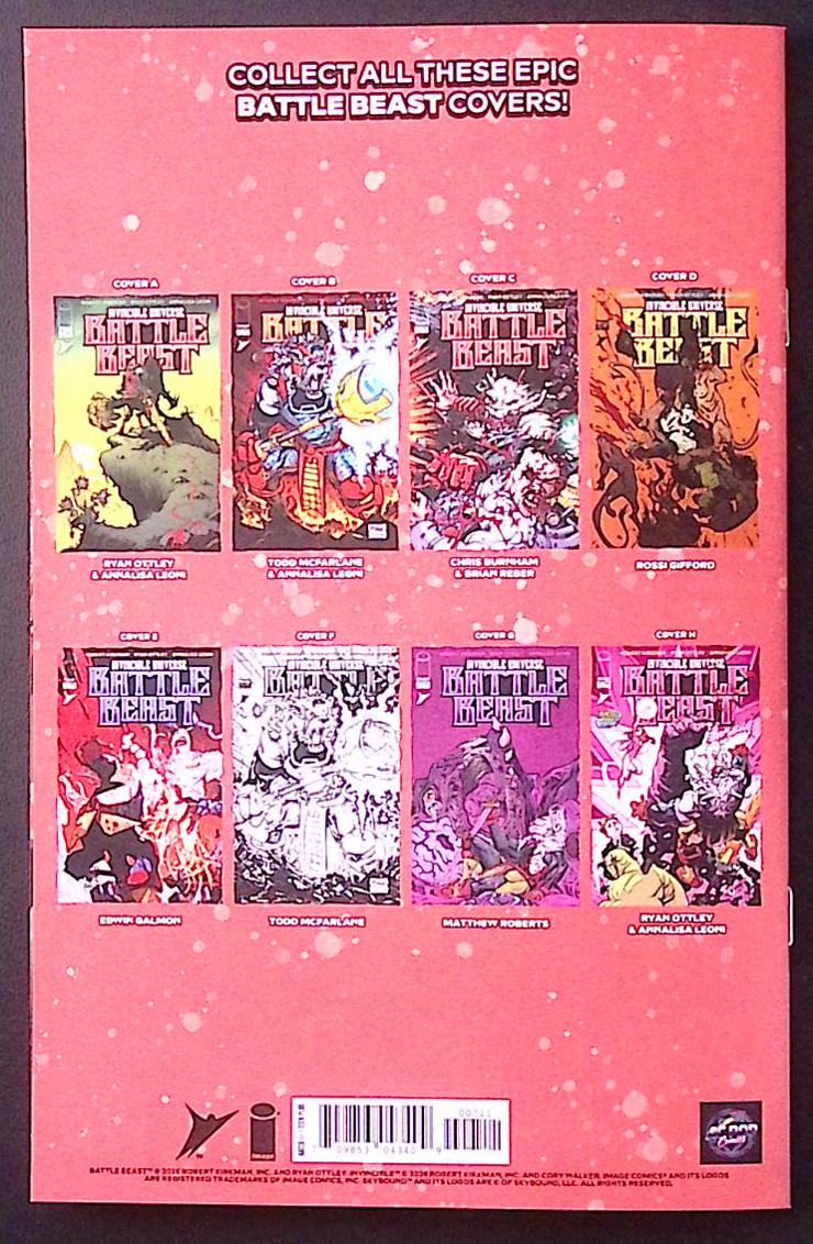 Battle Beast #7 Wil Shrike Foil Exclusive – Signed & Remarqued