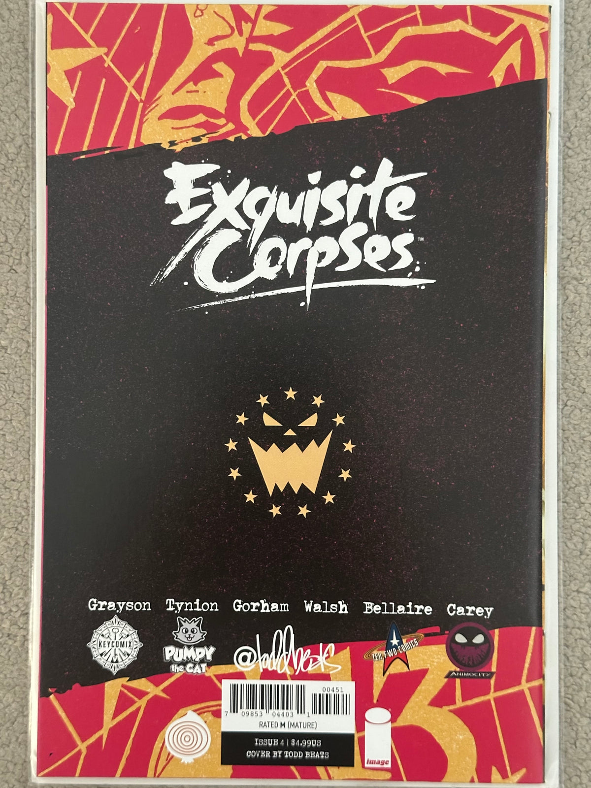 Exquisite Corpses #4 (2025) – Todd Beats Variant, Signed