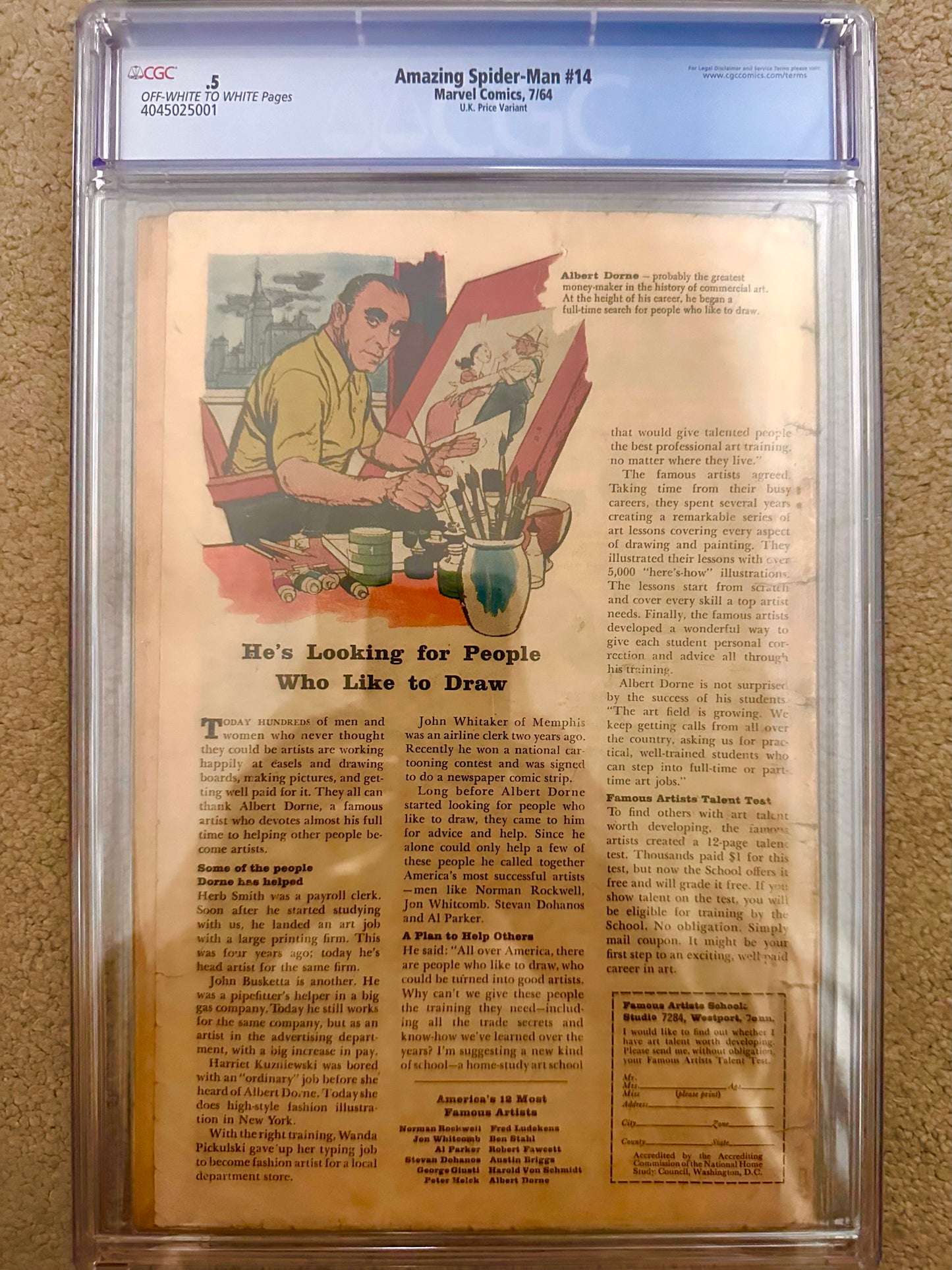 The Amazing Spider-Man #14 (1964) – CGC 0.5 First Green Goblin