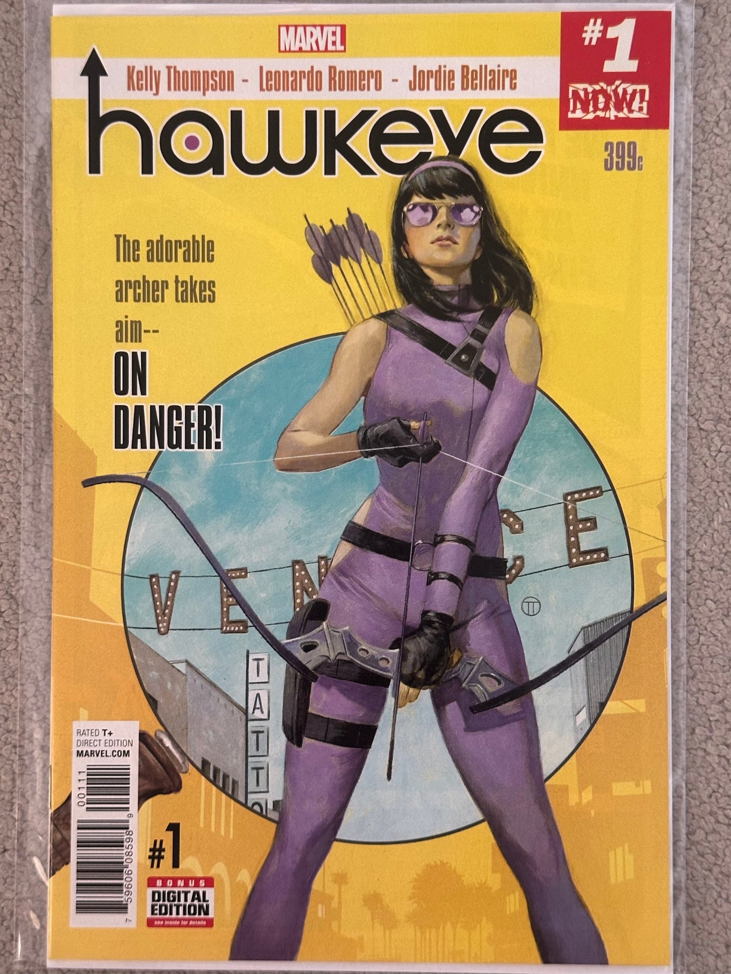 Hawkeye #1 (2016) – Kate Bishop Solo Series Debut