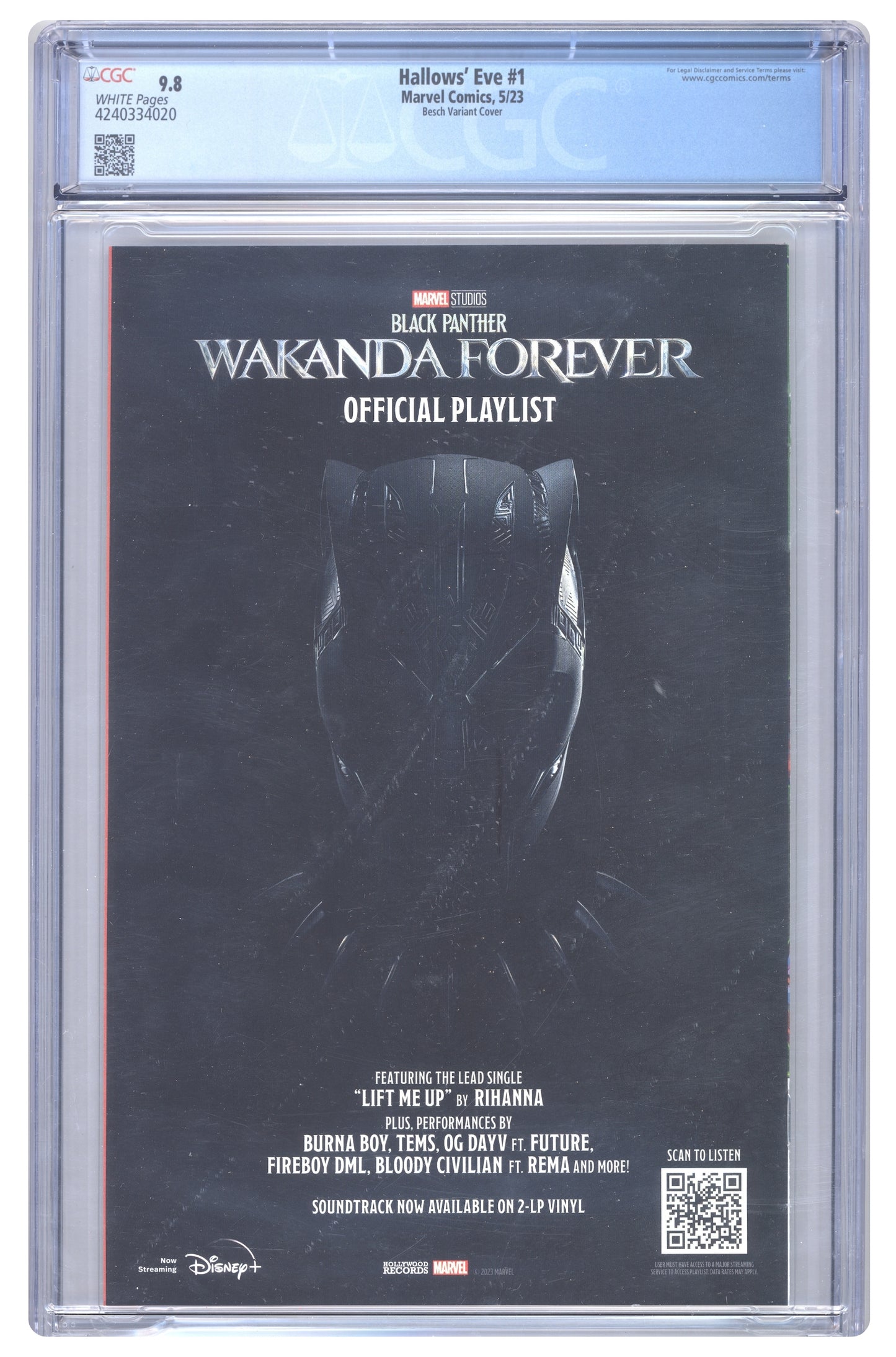 Hallows' Eve #1 | CGC 9.8 | Besch Variant Cover