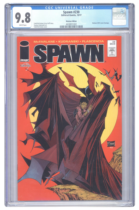 Spawn #230 | CGC 9.8 | Mexican Edition