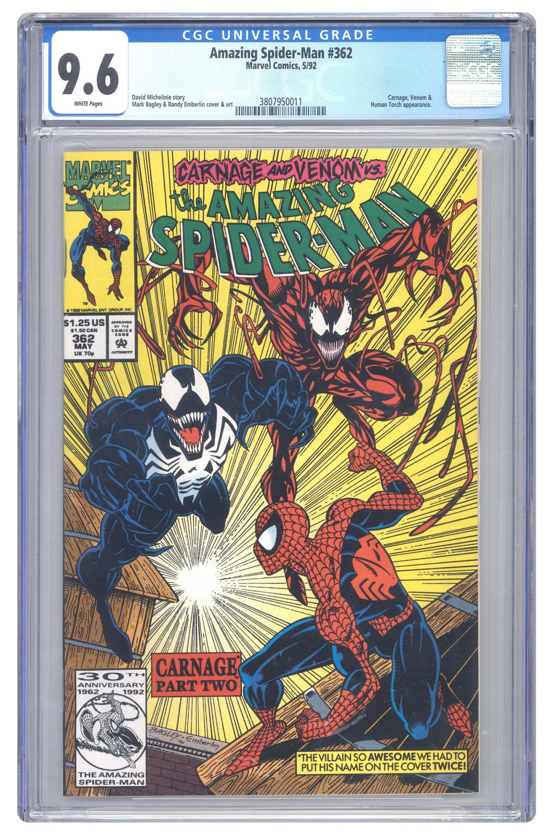 Amazing Spider-Man #362 | CGC 9.6