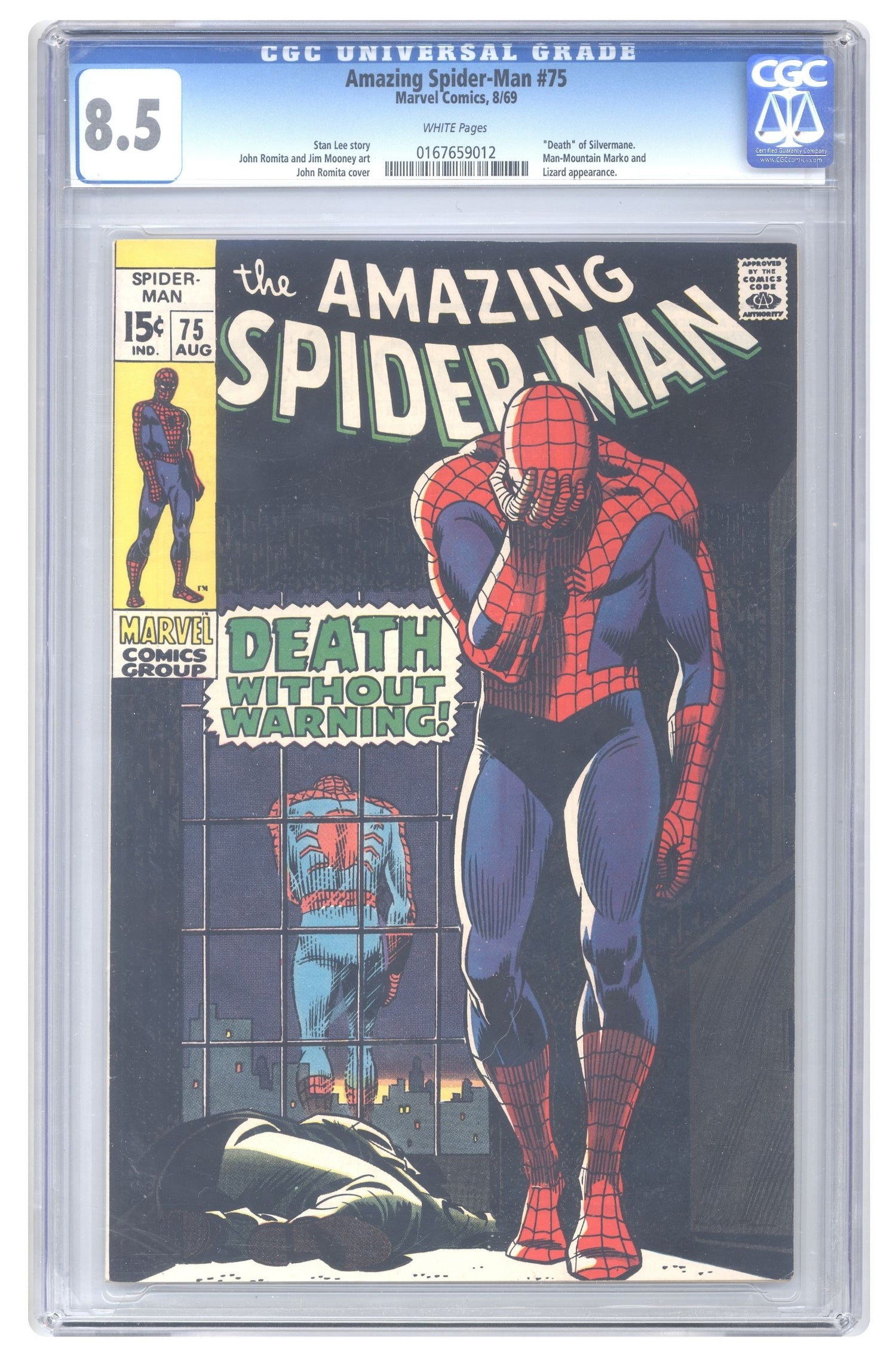 Amazing Spider-Man #75 | CGC 8.5 cover – Collector Cartel™ exclusive
