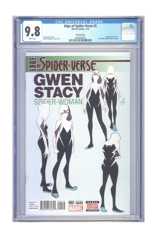 Edge of Spider-Verse #2 | CGC 9.8 White Pages cover – Collector Cartel™ exclusive
