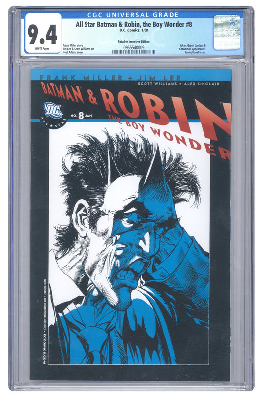 All Star Batman & Robin: The Boy Wonder #8 | CGC 9.4