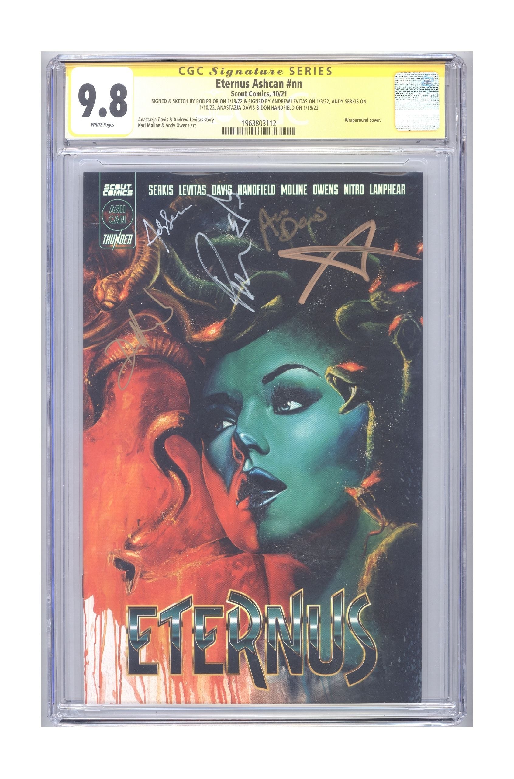 Eternus Ashcan #nn | CGC 9.8 White Pages | CGC Signature Series cover – Collector Cartel™ exclusive