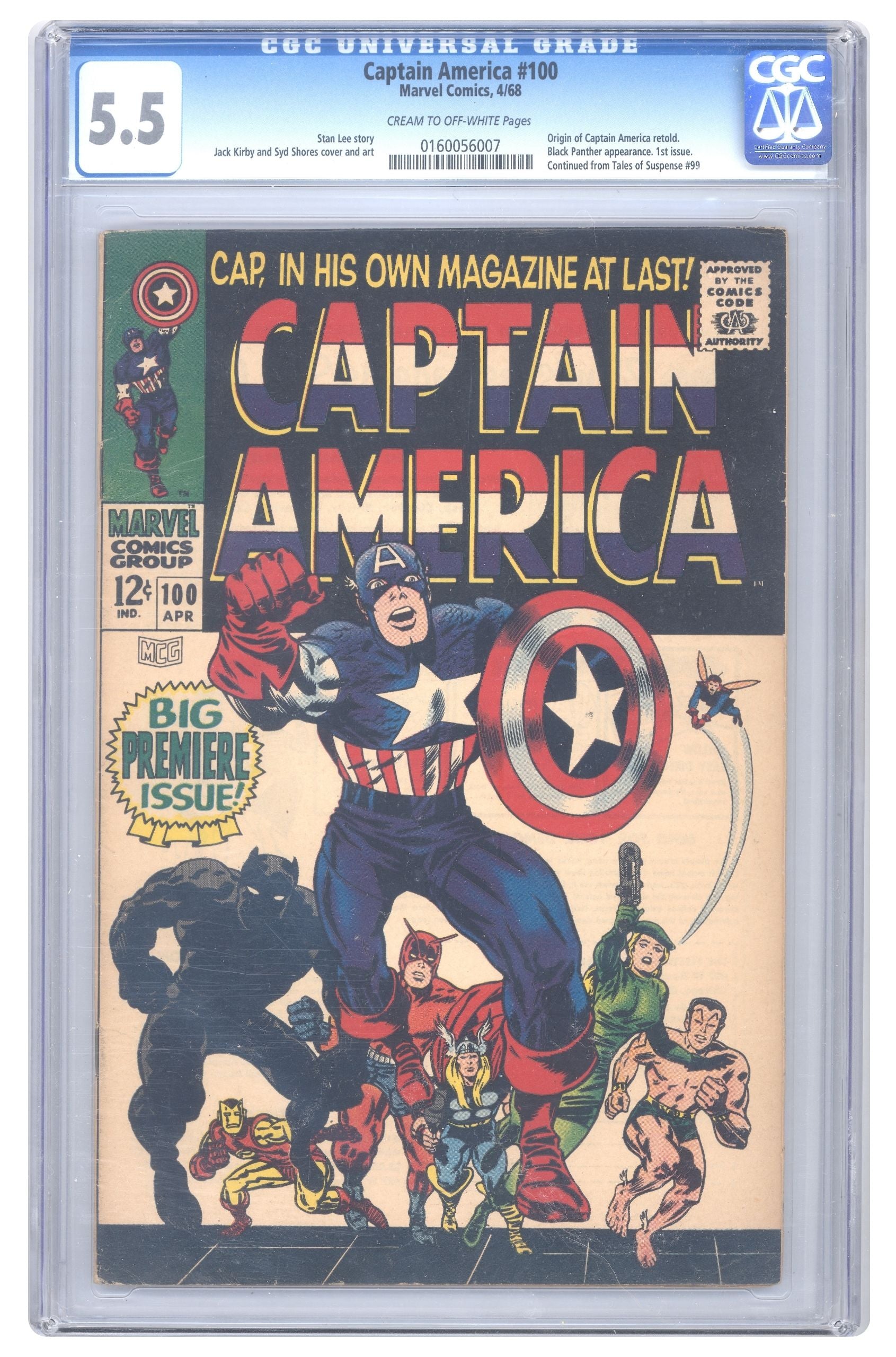 Captain America #100 | CGC 5.5 cover – Collector Cartel™ exclusive