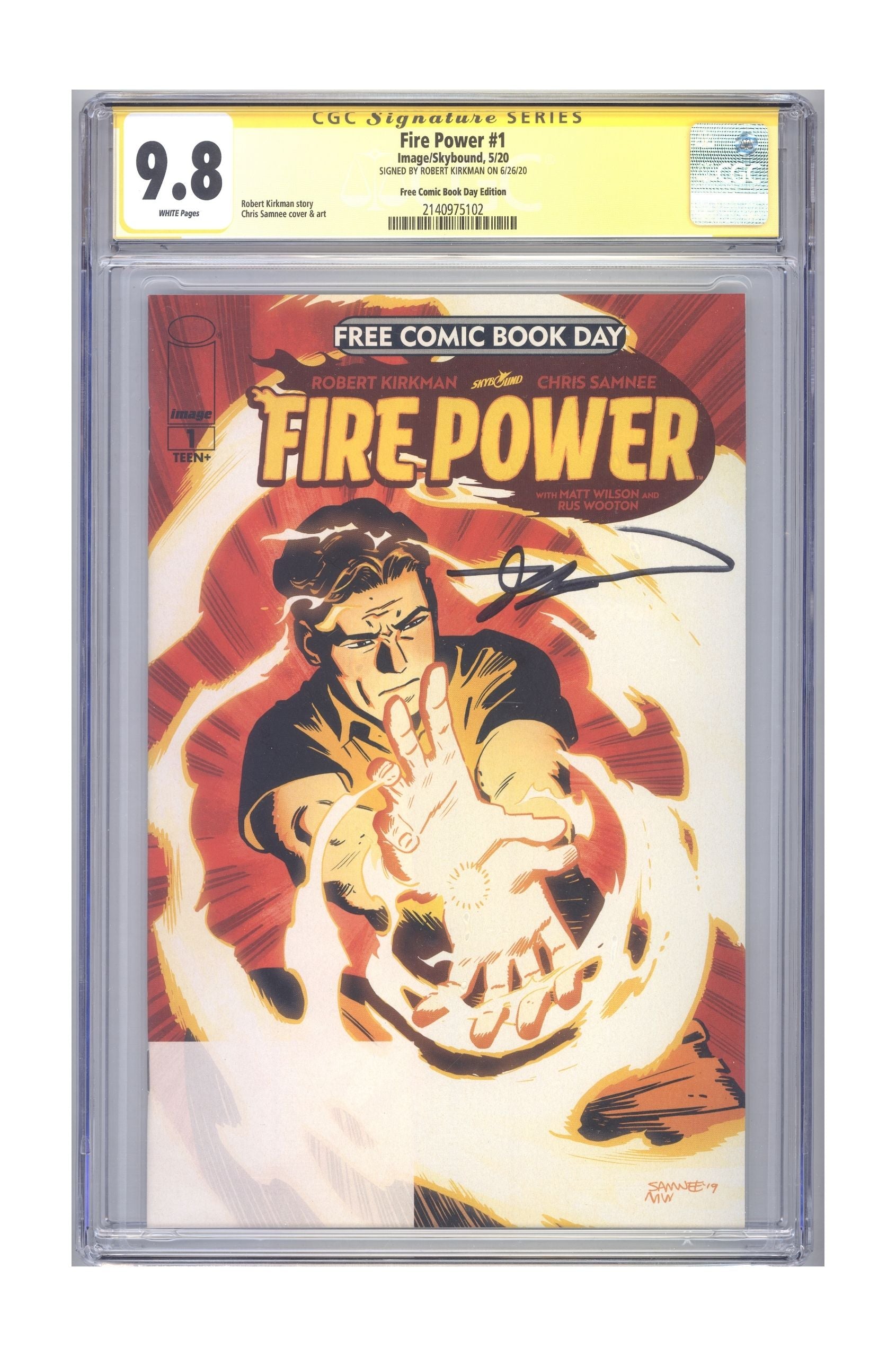Fire Power #1 | CGC 9.8 White Pages | CGC Signature Series cover – Collector Cartel™ exclusive
