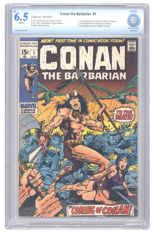 Conan The Barbarian #1 | CBCS 6.5 cover – Collector Cartel™ exclusive