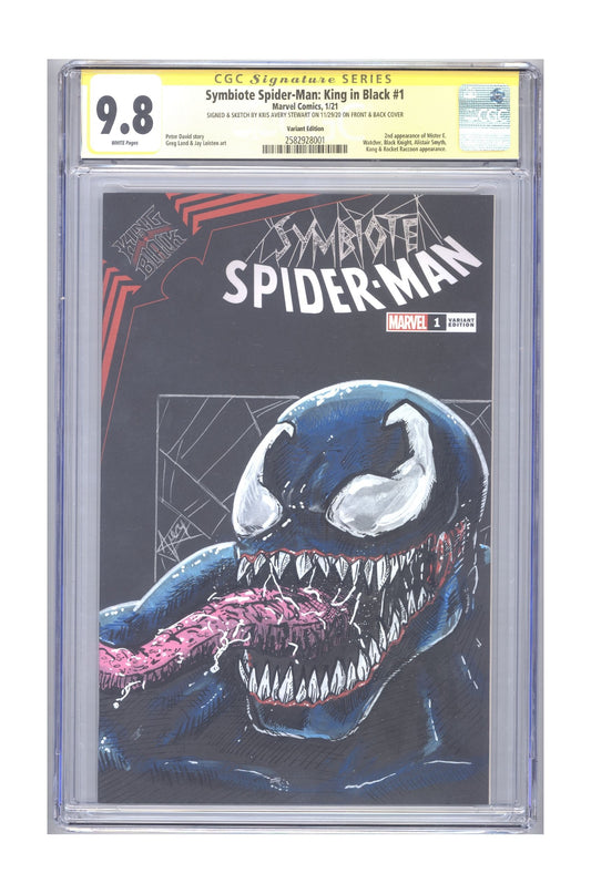 Symbiote Spider-Man: King in Black #1 | CGC 9.8 White Pages | CGC Signature Series cover – Collector Cartel™ exclusive