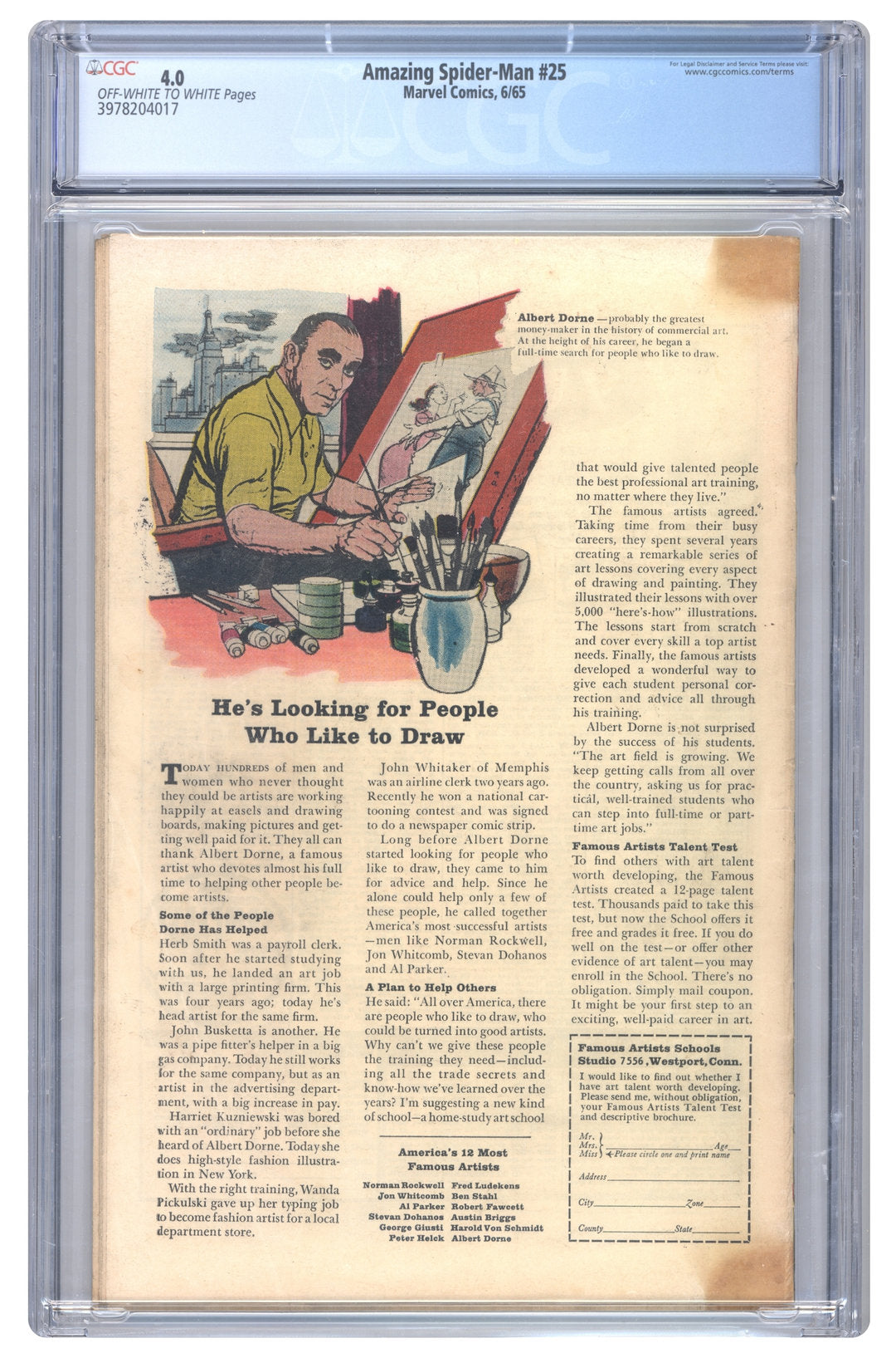 Amazing Spider-Man #25 | CGC 4.0