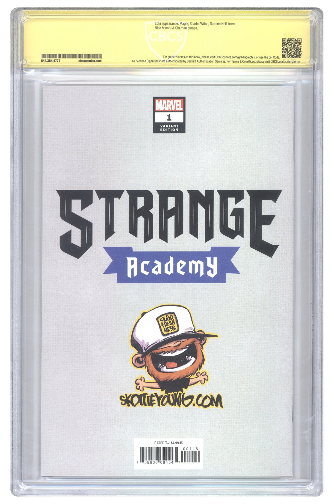 Strange Academy #1 | CBCS 9.6 | Signed Skottie Young