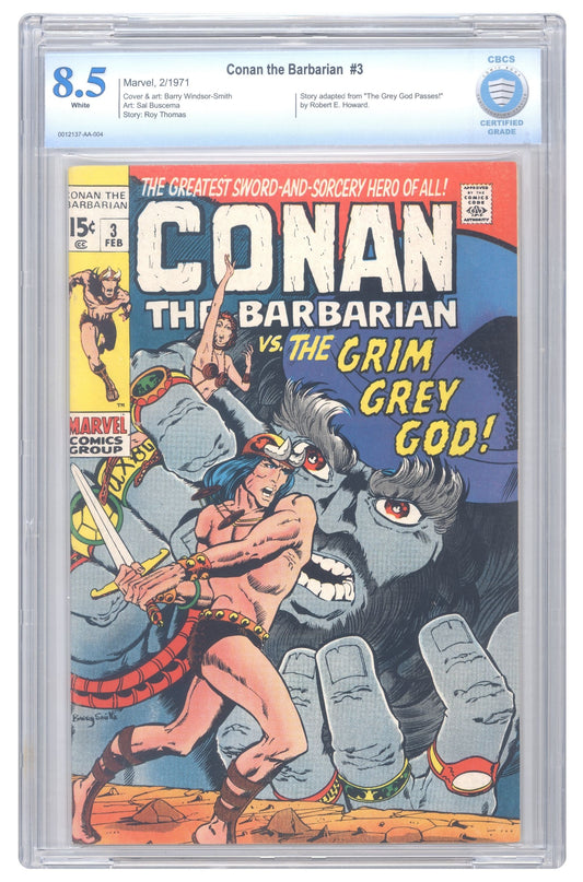 Conan The Barbarian #3 | CBCS 8.5 cover – Collector Cartel™ exclusive