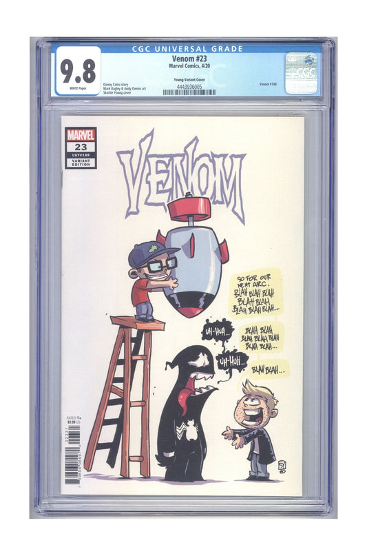 Venom #23 | CGC 9.8 White Pages cover – Collector Cartel™ exclusive