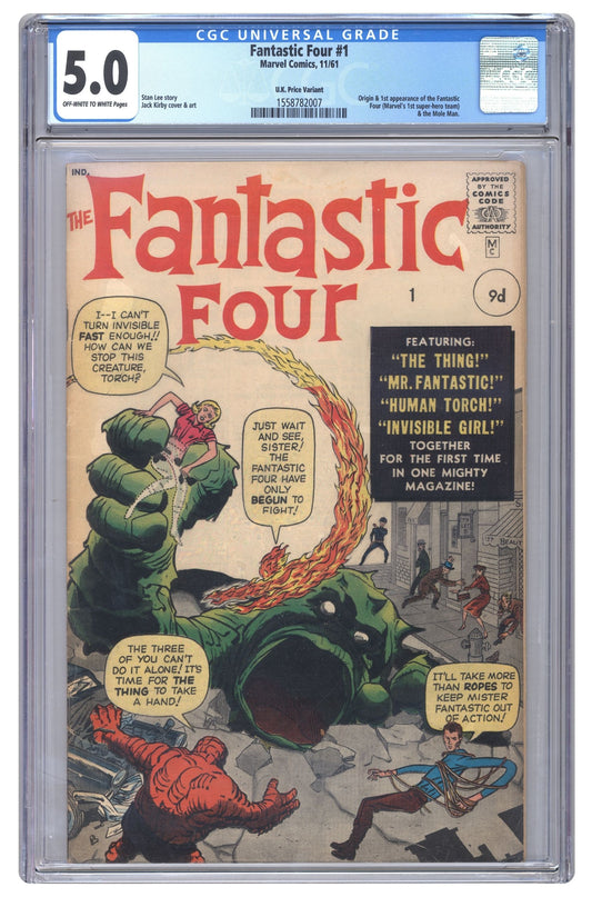 Fantastic Four #1 | CGC 5.0 cover – Collector Cartel™ exclusive
