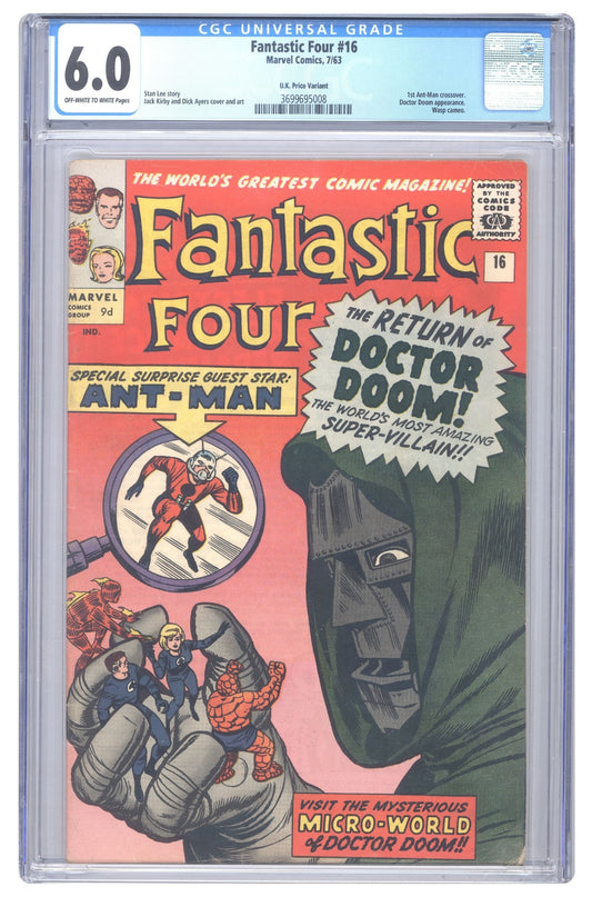 Fantastic Four #16 | CGC 6.0 | UK Edition cover – Collector Cartel™ exclusive
