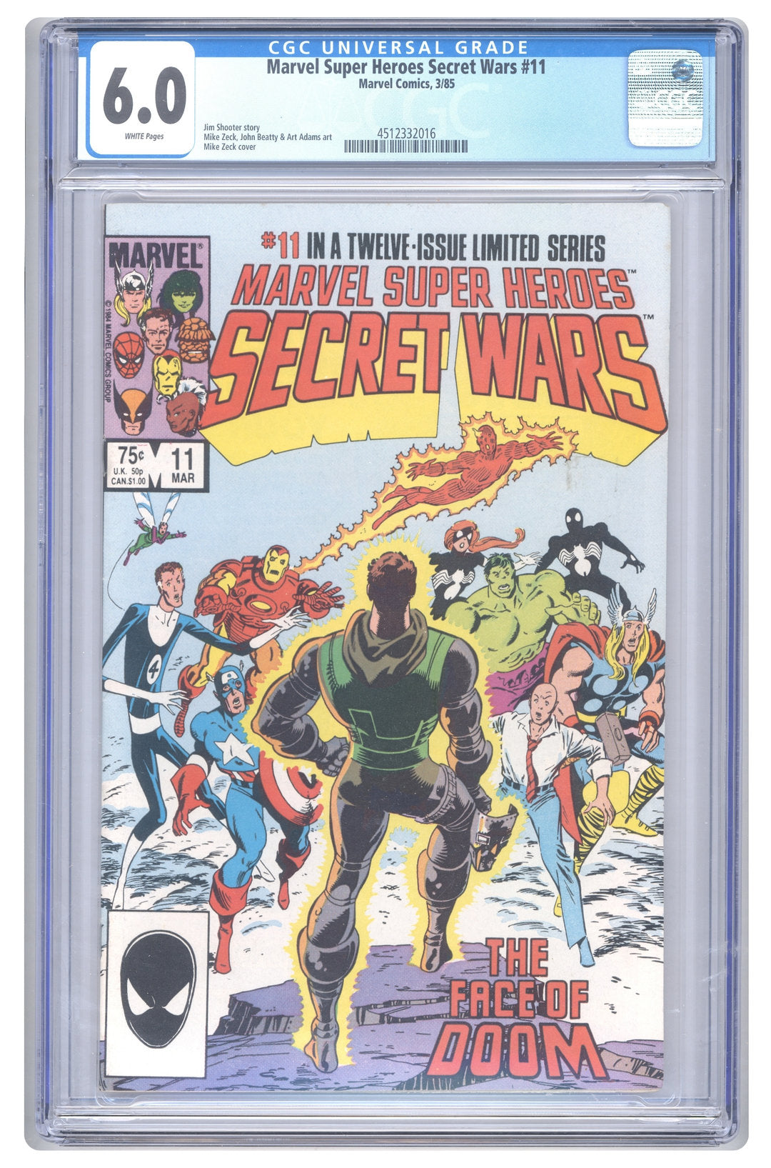 Marvel Super Heroes Secret Wars #11 | CGC 6.0