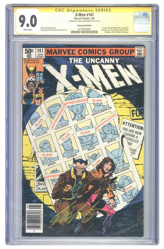 X-men #141 | CGC 9.0| SS Claremont