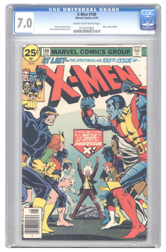 X-Men #100 | CGC 7.0 cover – Collector Cartel™ exclusive