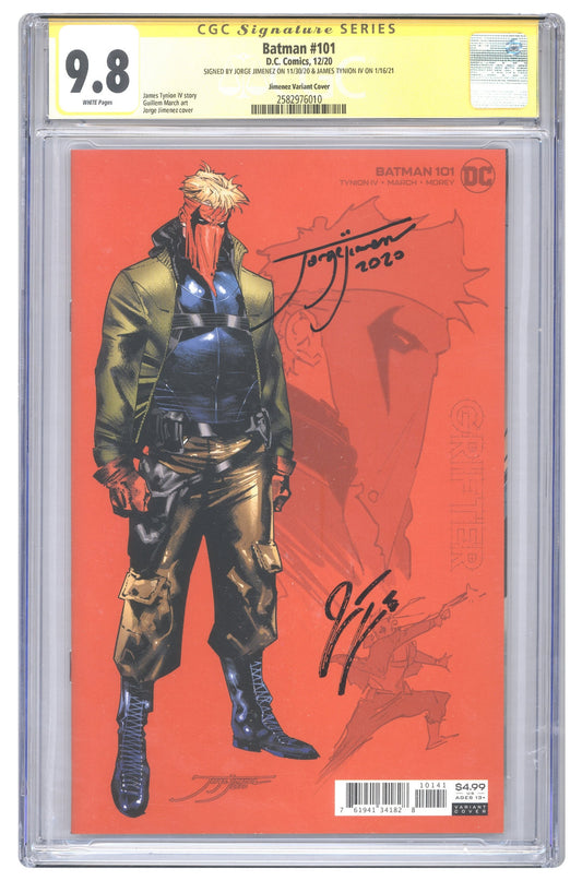Batman #101 | CGC 9.8 | Signed By Tynion & Jimenez