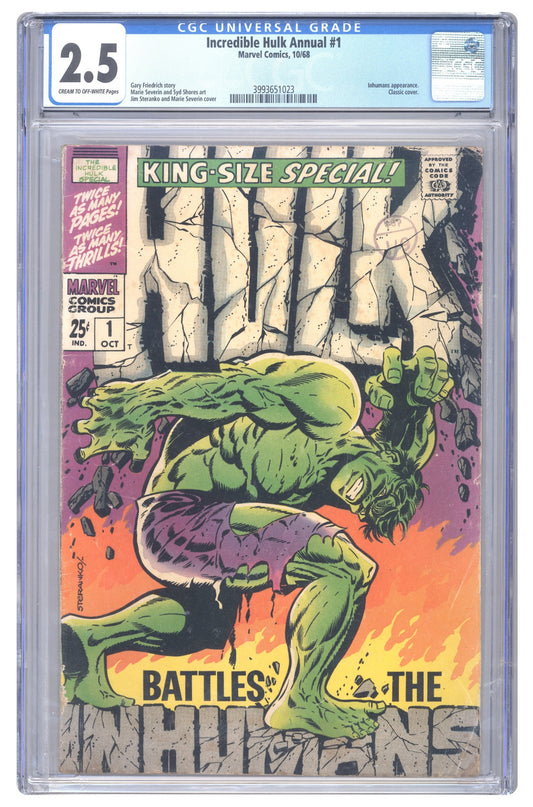 Incredible Hulk Annual #1 | CGC 2.5