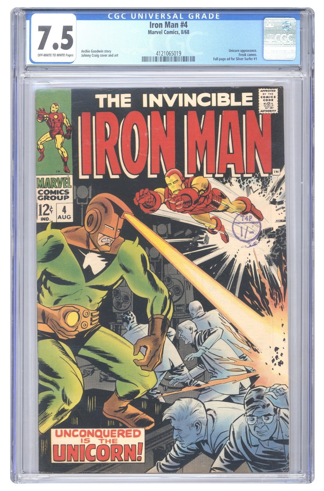 Iron Man #4 | CGC 7.5