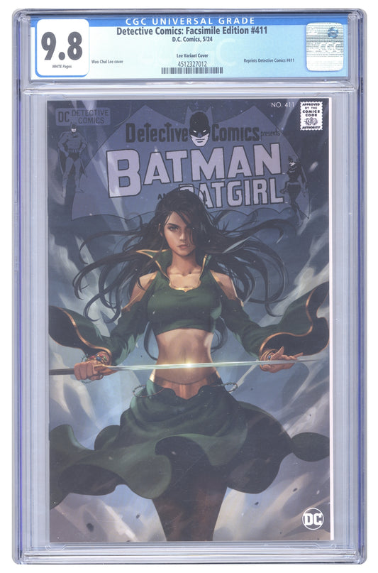 Detective Comics: Facsimile Edition #411 | CGC 9.8 | Lee Variant Cover