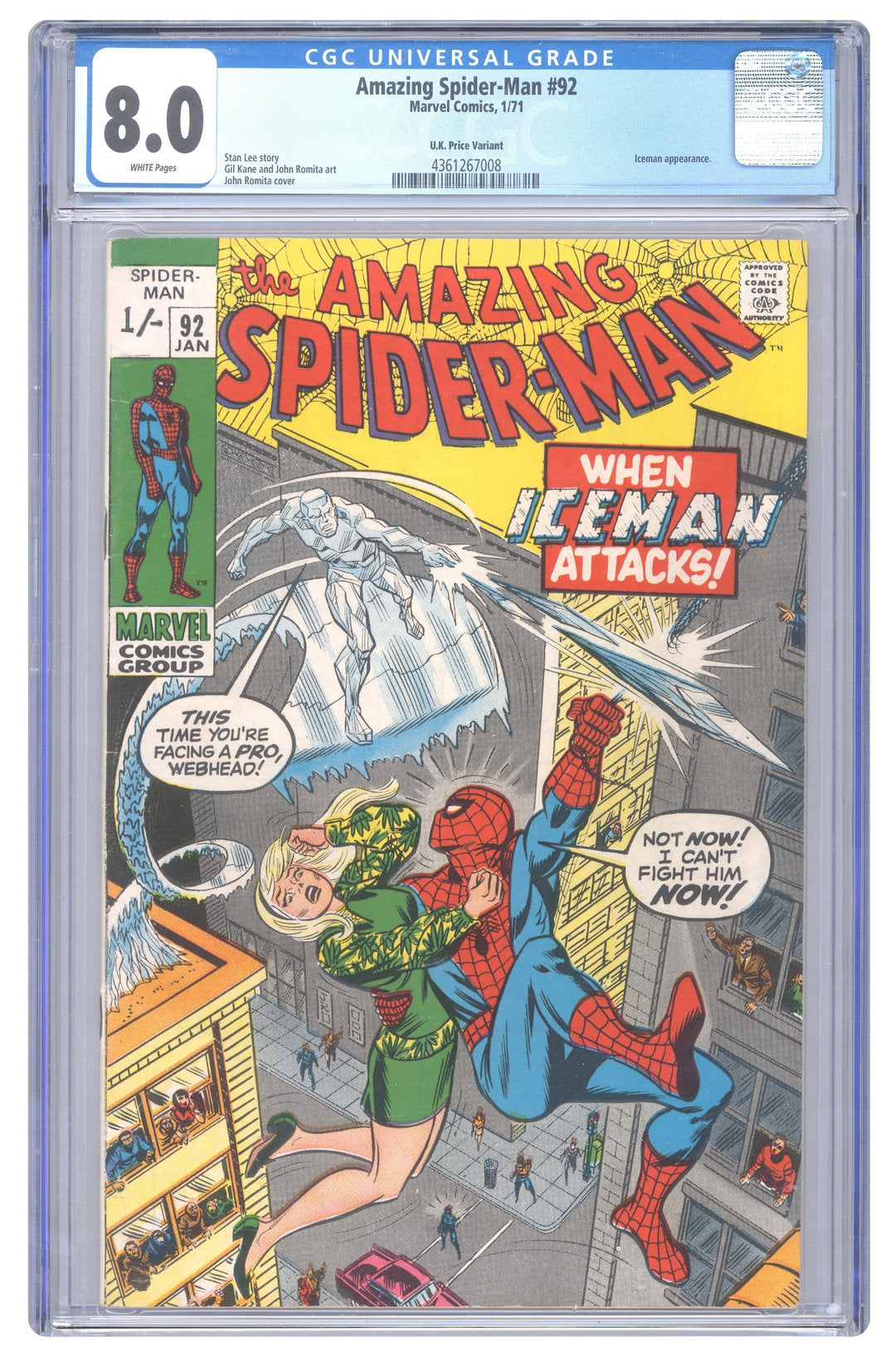 Amazing Spider-Man #92 | CGC 8.0