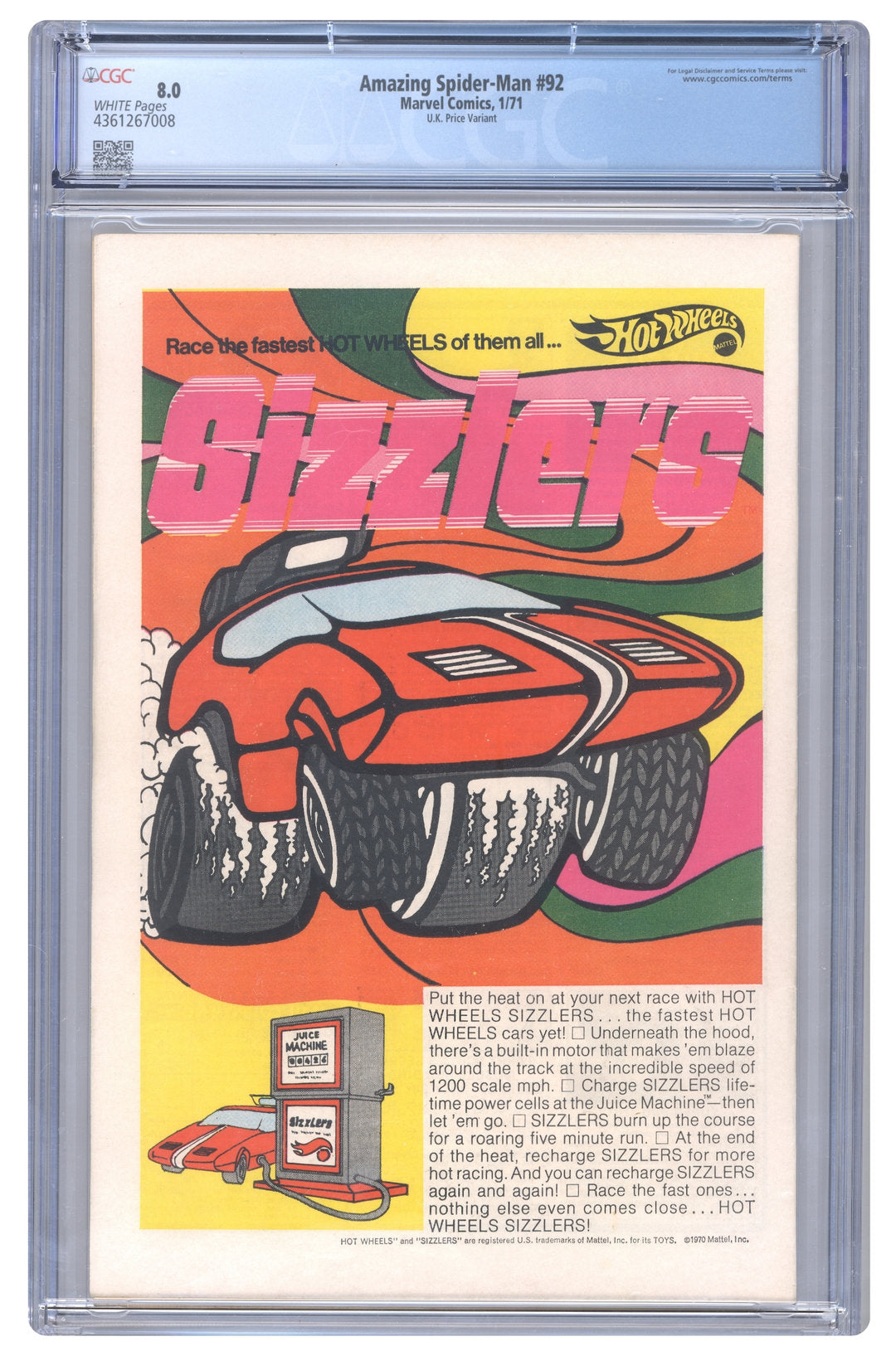 Amazing Spider-Man #92 | CGC 8.0
