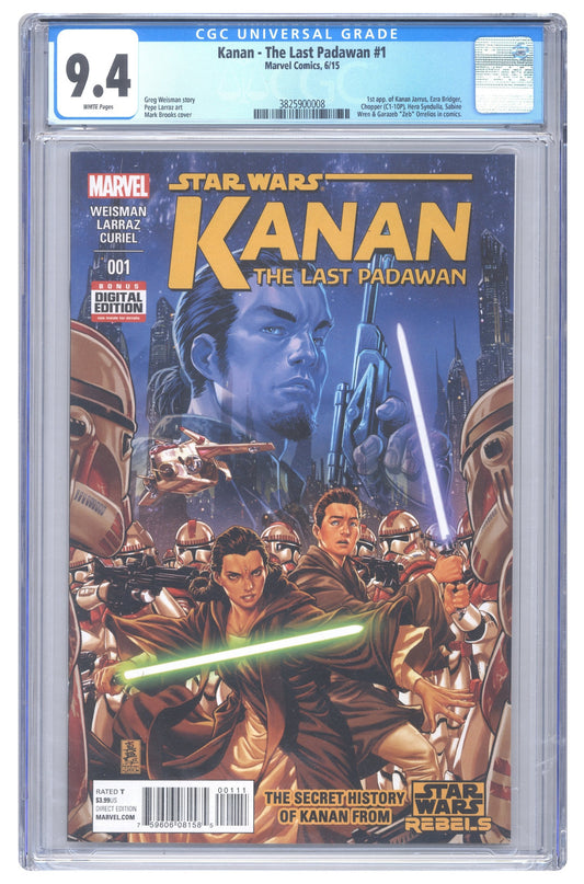 Kanan - The Last Padawan #1 | CGC 9.4